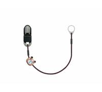 SmartEar Single Security Clip for Hearing Aids and Sound Processors - Versatile Use - Adjustable Design - Secure Hold - for Children, Elderly, Active People - Brown with Bear (7mm)