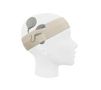 SmartEAR Universal Headband for Audio Processors/Cochlear Implants - Full Comfort and Reliable Protection Against Sweat and Dirt - Sand, Size M