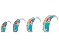SmartEAR Universal SmartEar Skins for Hearing Aids - Licensed Disney Designs - Universal Fit - Aesthetically Pleasing, Bubble-Free Application - Disney The Little Mermaid - Ariel