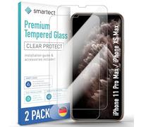 smartect Glass Screen Protector 2 Pieces for iPhone 11 Pro Max