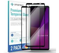 smartect Glass Screen Protector [2 Pieces, Full Screen] for Sony Xperia 10 VII (New), HD Protective Film Anti Scratch, Bubble Free, 9H Hardness, Ultra Resistant