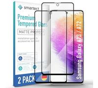 smartect Glass Screen Protector [2 Pieces, Full Screen, Matte] for Samsung Galaxy A73 / A71, Anti Glare Protective Film Anti Scratch, Bubble Free, 9H Hardness, Ultra Resistant
