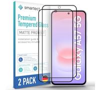 smartect Glass Screen Protector 2 Pieces Matte for Samsung Galaxy A57 5G | Protective Full Screen HD Anti Scratch, Anti Glare Tempered Glass, 9H Hardness, Shock Resistant, Bubble Free