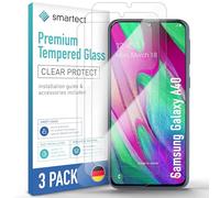 smartect Glass Screen Protector 3 Pieces for Samsung Galaxy A40