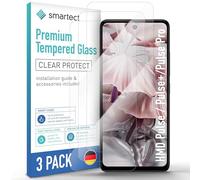 smartect Glass Screen Protector [3 Pieces, Ultra-Clear] for HMD Pulse/Pulse+ / Pulse Pro, HD Protective Film Anti Scratch, Bubble Free, 9H Hardness, Ultra Resistant