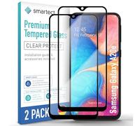 smartect Protective Protector 2 Pieces Full Screen for Samsung Galaxy A20e | Glass Screen Protector HD Anti Scratch, Tempered Glass 0.3 mm Ultra Clear, 9H Hardness, Shock Resistant, Bubble Free