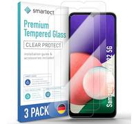smartect Protective Protector 3 Pieces for Samsung Galaxy A22 5G / A22s 5G | Glass Screen Protector HD Anti Scratch, Tempered Glass 0.3 mm Ultra Clear, 9H Hardness, Shock Resistant, Bubble Free