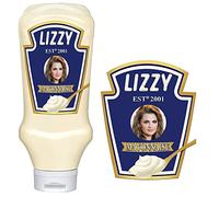 SMARTEKMEDIA Photo Personalised Sticker Bottle Label for Heinz Mayonnaise for Birthday Christmas Xmas Anniversary Any Occasion (540g 565ml), White