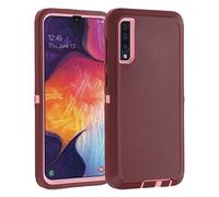 smartelf Case for Samsung Galaxy A50/A50s Heavy Duty Shockproof Protective Cover Drop Protection Hard Shell [NO Screen Protector]-Purple/Pink