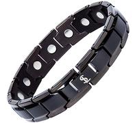 Smarter LifeStyle Elegant Titanium Magnetic Bracelet (Black)