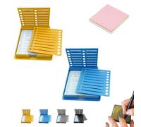 Smarter Sticky Note Kit, 2025 Sticky Note Holder with Stencil, Five Templates, Suitable 3x3 Inch Notes, Perfect for to-Do Lists, Home, Office, Boost Productivity & Master Daily Planning(2pcs-a)