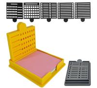 Smarter Sticky Note Kit, Sticky Note Holder 5 Versatile Templates - Organize Notes, Boost Productivity & Master Daily Planning, Reusable Sticky Notes Stencil, for Office & School Use