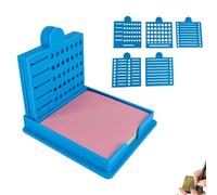 Smarter Sticky Note Kit, Ultimate Sticky Note Holder + 5 Versatile Templates - Organize Notes Stencil, Boost Productivity & Master Daily Planning, Perfect for to-Do Lists, Home, Office(Blue)