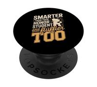 Smarter Than Your Honor Student And Fluffier Too Poodle PopSockets Adhesive PopGrip