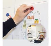 SmarterSurfaces Magnetic Paint (9m² / Black) Magnetic Receptive Paint | Turn Any Wall into a Magnetic Space | Topcoat with Any Color or Design