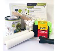 SmarterSurfaces Whiteboard Paint White 6m² + Primer - High-Performance Dry Erase Paint for Offices, Classrooms & Homes | Easy Application, Stain-Resistant, Low Odor & Long-Lasting Writable Surface