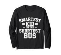 Smartest Kid On The Shortest Bus Intelligence Metaphor - Long Sleeve T-Shirt