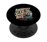 Smartest Kid On The Shortest Bus Intelligence Metaphor - PopSockets Adhesive PopGrip