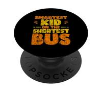 Smartest Kid On The Shortest Bus Intelligence Metaphor PopSockets Adhesive PopGrip