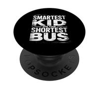 Smartest Kid On The Shortest Bus Intelligence Metaphor - PopSockets Adhesive PopGrip
