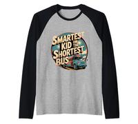 Smartest Kid On The Shortest Bus Intelligence Metaphor - Raglan Baseball Tee
