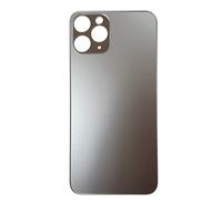 Smartex® Back Cover Glass Rear Housing Replacement compatibile with iPhone 11 Pro| NO LOGO (Black)