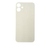 Smartex® Back Cover Glass Rear Housing Replacement compatibile with iPhone 12 Mini | NO LOGO (white)