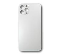 Smartex® Back Cover Glass Rear Housing Replacement compatibile with iPhone 12 Pro | NO LOGO (white)