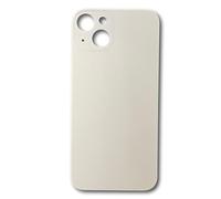 Smartex® Back Cover Glass Rear Housing Replacement compatibile with iPhone 13 | NO LOGO (White)