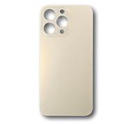 Smartex® Back Cover Glass Rear Housing Replacement compatibile with iPhone 13 Pro | NO LOGO (gold)