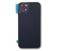 Smartex® Back Cover Glass Rear Housing Replacement compatibile with iPhone 14 | NO LOGO (Black)