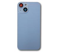 Smartex® Back Cover Glass Rear Housing Replacement compatibile with iPhone 14 | NO LOGO (Blu)
