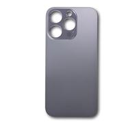Smartex® Back Cover Glass Rear Housing Replacement compatibile with iPhone 14 Pro | NO LOGO (Purple)