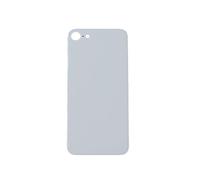 Smartex® Back Cover Glass Rear Housing Replacement compatibile with iPhone 8 | NO LOGO (Silver)