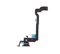 Smartex® Charging Port Flex cable compatible with iPhone X / 10 Black - Dock Connector + flex cable