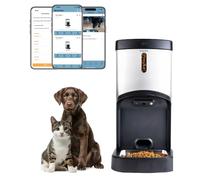 SMARTFeeder 20L Automatic Dog and Cat Feeder - Stainless Steel Pet Food Dispenser with Wi-Fi App, Scheduled Feedings, Portion Control, HD Camera, Speaker & Microphone