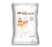 Smartflex Fondant White Velvet Almond - Easy to Use Sugar Paste Cake Covering and Decorating Fondant, optimal for Modelling and Figures, Smooth Velvet Finish, 250g