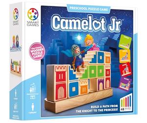 SmartGames - Camelot Jr, Preschool Puzzle Game with 48 Challenges, 4-9 Years
