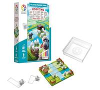 SmartGames - Counting Sheep, Educational Brain Teaser Game, Multi-Level Logic and Thinking Challenge Game, 1 Player, Travel Size, Multilingual