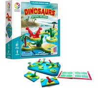 SmartGames - Dinosaurs Mystic Islands, Puzzle Game with 80 Challenges, 6+ Years