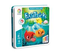 SmartGames Magnetic Travel Game Fish Tricks – 48 Challenges – Ages 5+