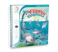 Smart Games - Magnetic Puzzle Game - Flippin' Dolphins - 48 Challenges - Ages 7+