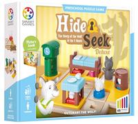 SmartGames | Hide and S eluxe | Preschool Puzzle Game | 48 Challenges with Story Book | Single Player Brain Teaser | for Ages 3 to 7 | Multilingual Version