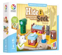 Smart Games - Wolf and 7 Goats - Educational Puzzle Game - Brainteaser - Multi-Level Logic and Thinking Challenges - 1 Player - Multilingual - SG 027