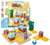 Smart Games - Wolf and 7 Goats - Educational Puzzle Game - Brainteaser - Multi-Level Logic and Thinking Challenges - 1 Player - Multilingual - SG 027