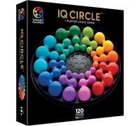 SmartGames - IQ Deluxe Circle, Puzzle Game with 120 Challenges, Ages 14+