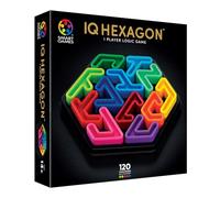 SmartGames - IQ Deluxe Hexagon, Puzzle Game with 120 Challenges, Ages 14+