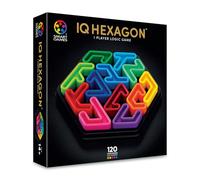 SmartGames - IQ Deluxe Hexagon, Puzzle Game with 120 Challenges, Ages 14+