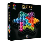 SmartGames IQ Deluxe Star - Star-Board Logic Puzzle with 120 Challenges | Hexagonal Grid, 3 Orientations | Premium Black & Gold Gift Box | Ages 14+
