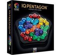 SmartGames - IQ Deluxe Pentagon, Puzzle Game with 120 Challenges, Ages 14+